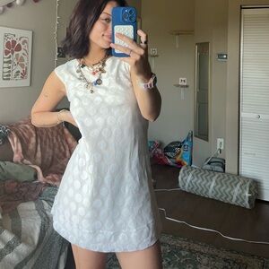 Weston Wear White Sleeveless Sundress Mini